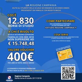 Bando Borse di Studio 2017/2018 – Regione Campania